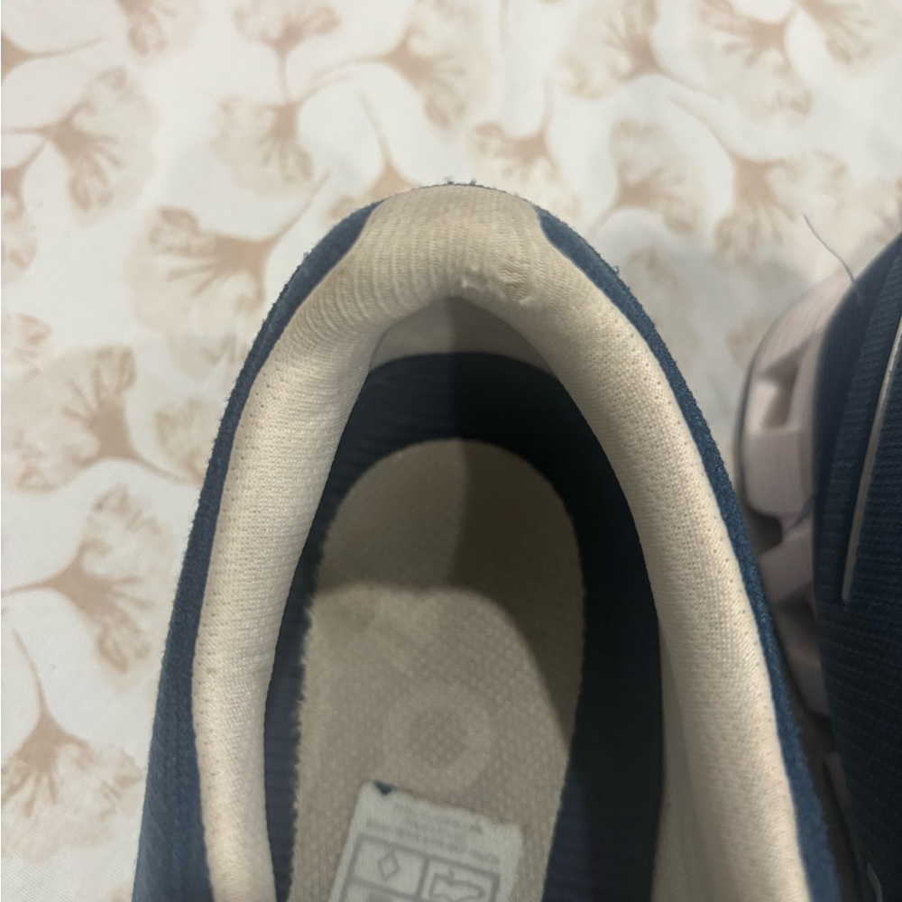 On Running women  Navy and White Athletic Shoes - Picture 6 of 6